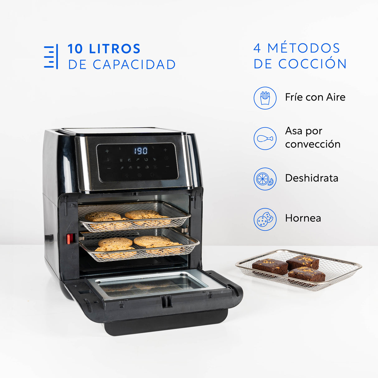 Freidora de Aire Air Fryer Full 10 L EasyWays