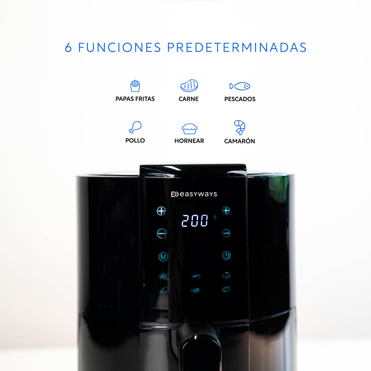 Freidora de Aire Air Fryer Fast 1,8 L EasyWays