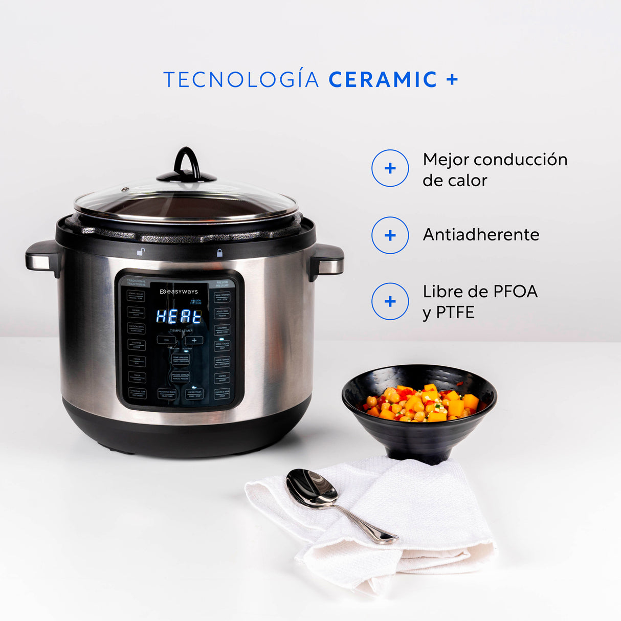 Olla Multiuso Multicooker Fast Pot 7,6 Lt EasyWays