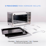 Horno eléctrico Oven Master 45L+Convección y Spiedo Easyways