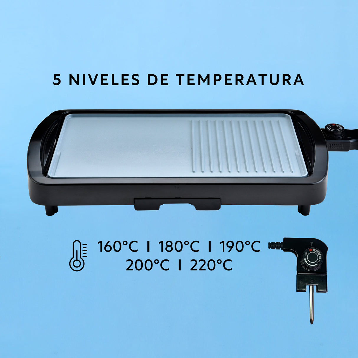 Parrilla Eléctrica Pitceramic con cerámica EasyWays