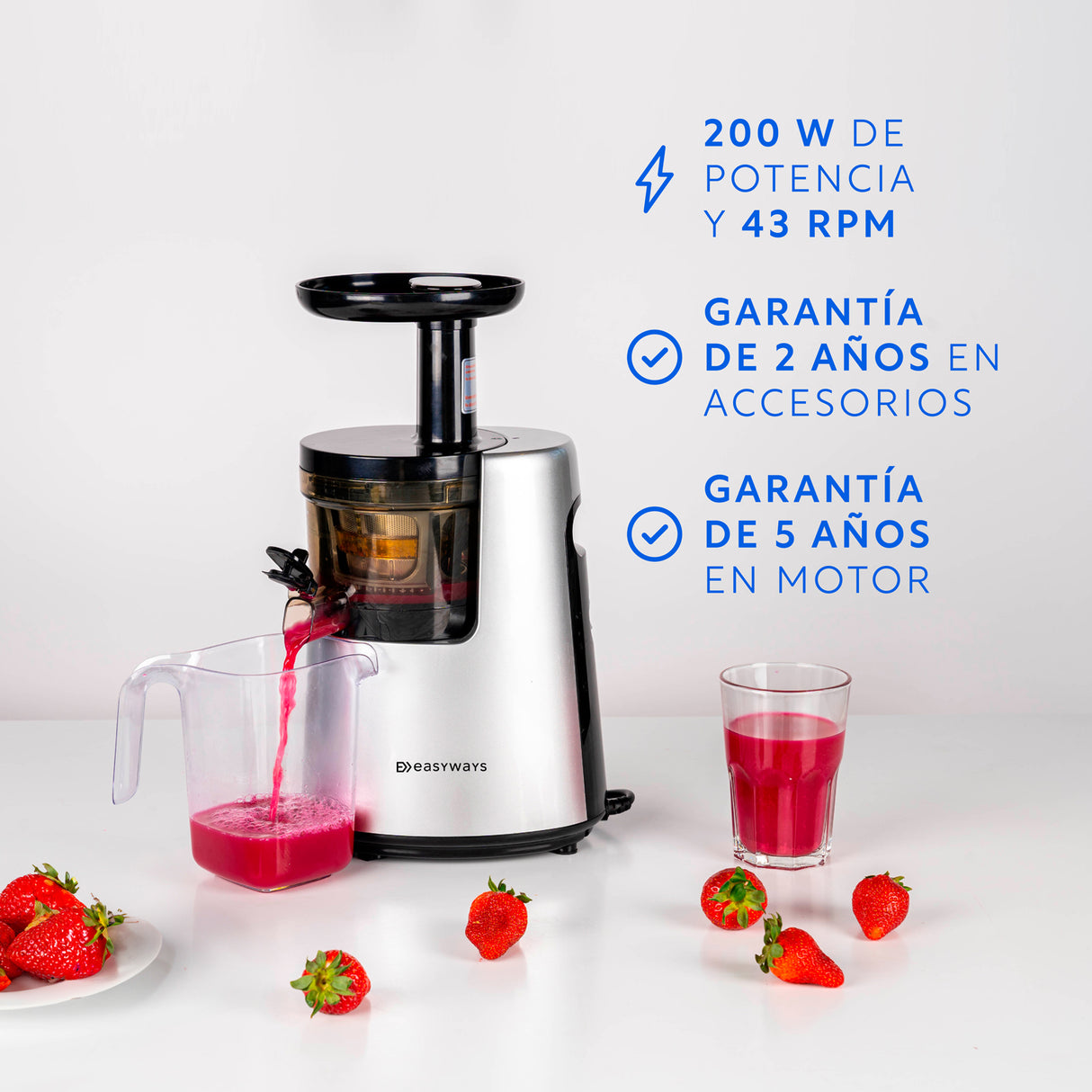 Extractor De Jugo En Frío Slow Juicier Pro EasyWays