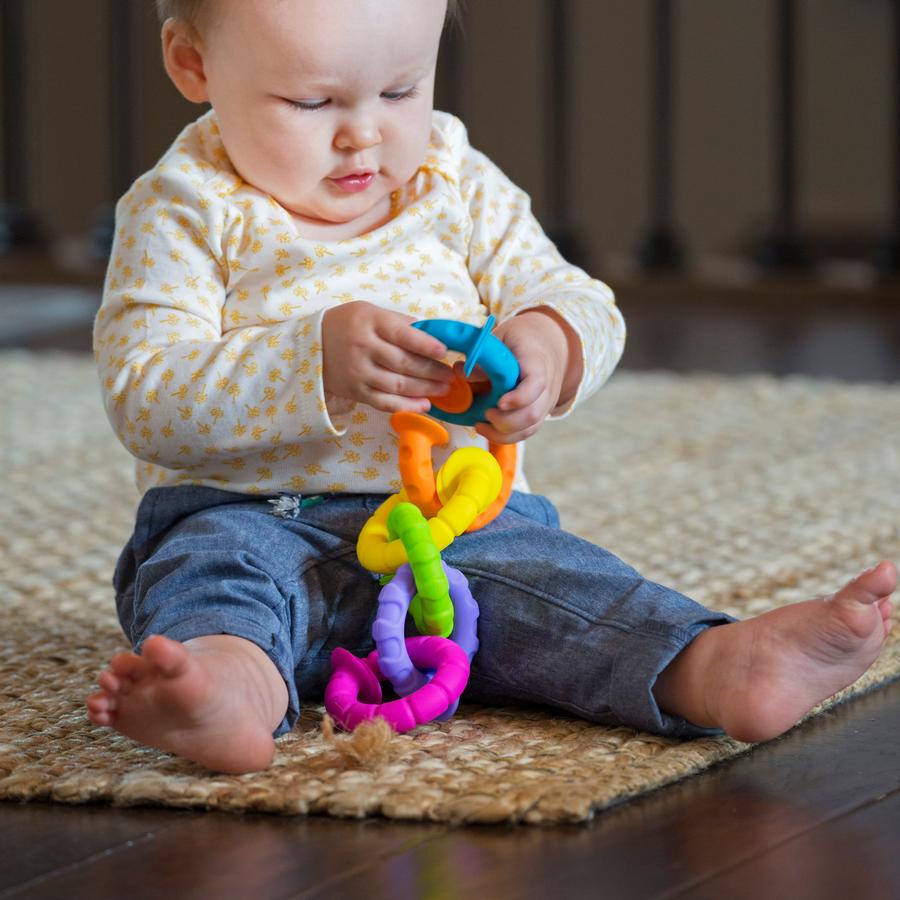 Pipsquigz Ringlets Anillos, Mordedores FatBrain Toys