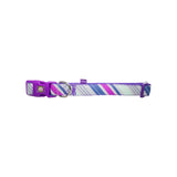 Collar Perro Diagonal M Morado Mascan