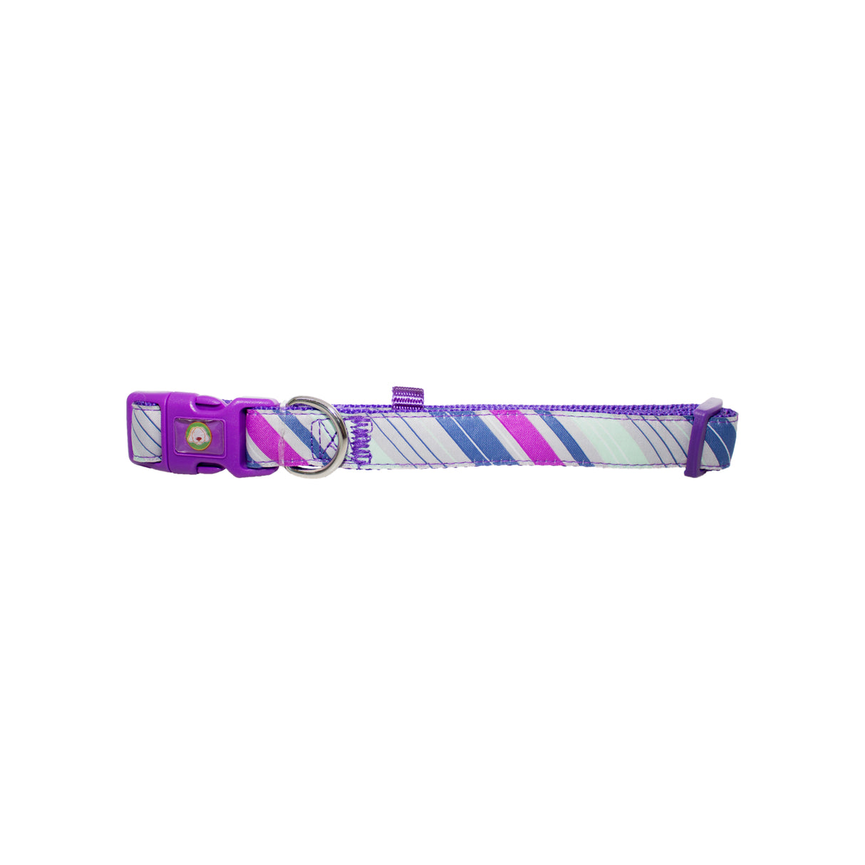 Collar Perro Diagonal Xs Morado Mascan