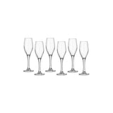 Set 6 Copas Espumante Flauta Vidrio 170ml Libbey