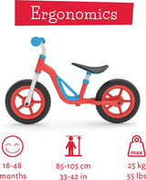 Bicicleta De Aprendizaje Niño Charlie Red Chillafish