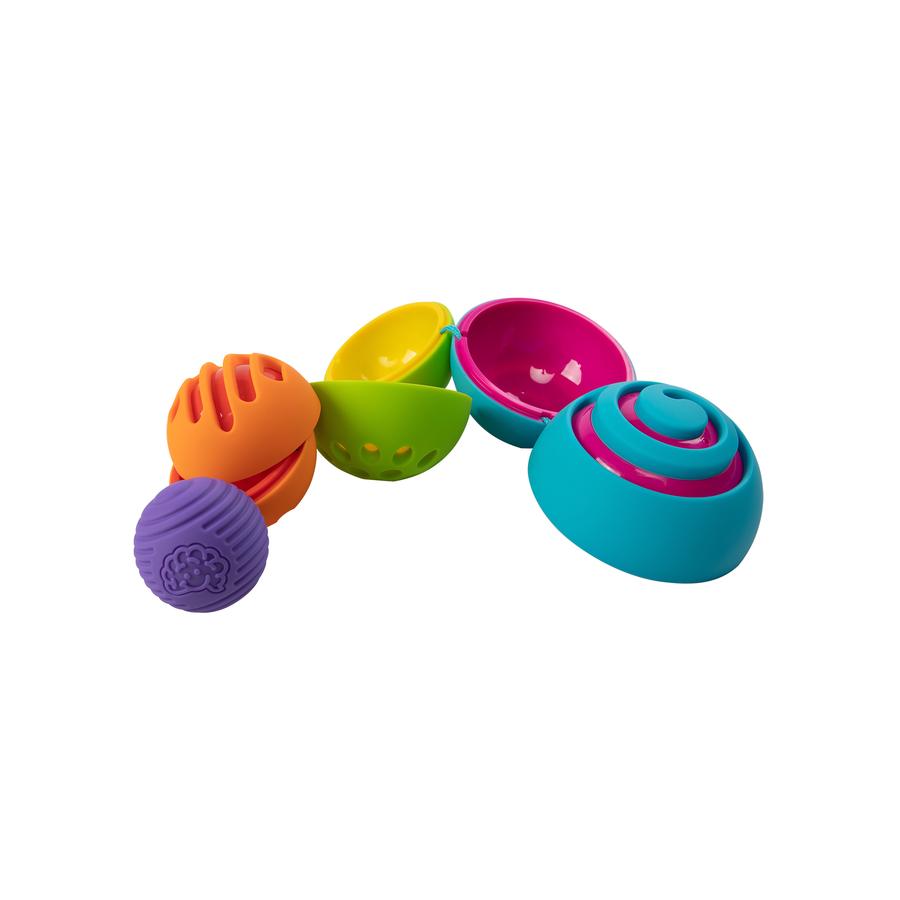 Oombeeball, Pelotas Sensoriales Anidables FatBrain Toys