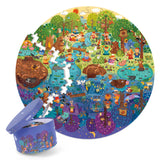 Puzzle 150Pcs Redondo Un Dia En El Bosque MiDeer