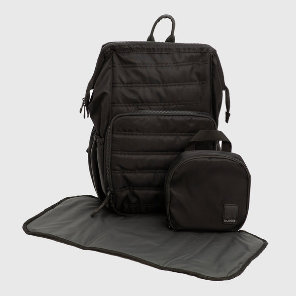 Mochila Mom Matte Black Velvet Regular Rpet Bubba Essentials