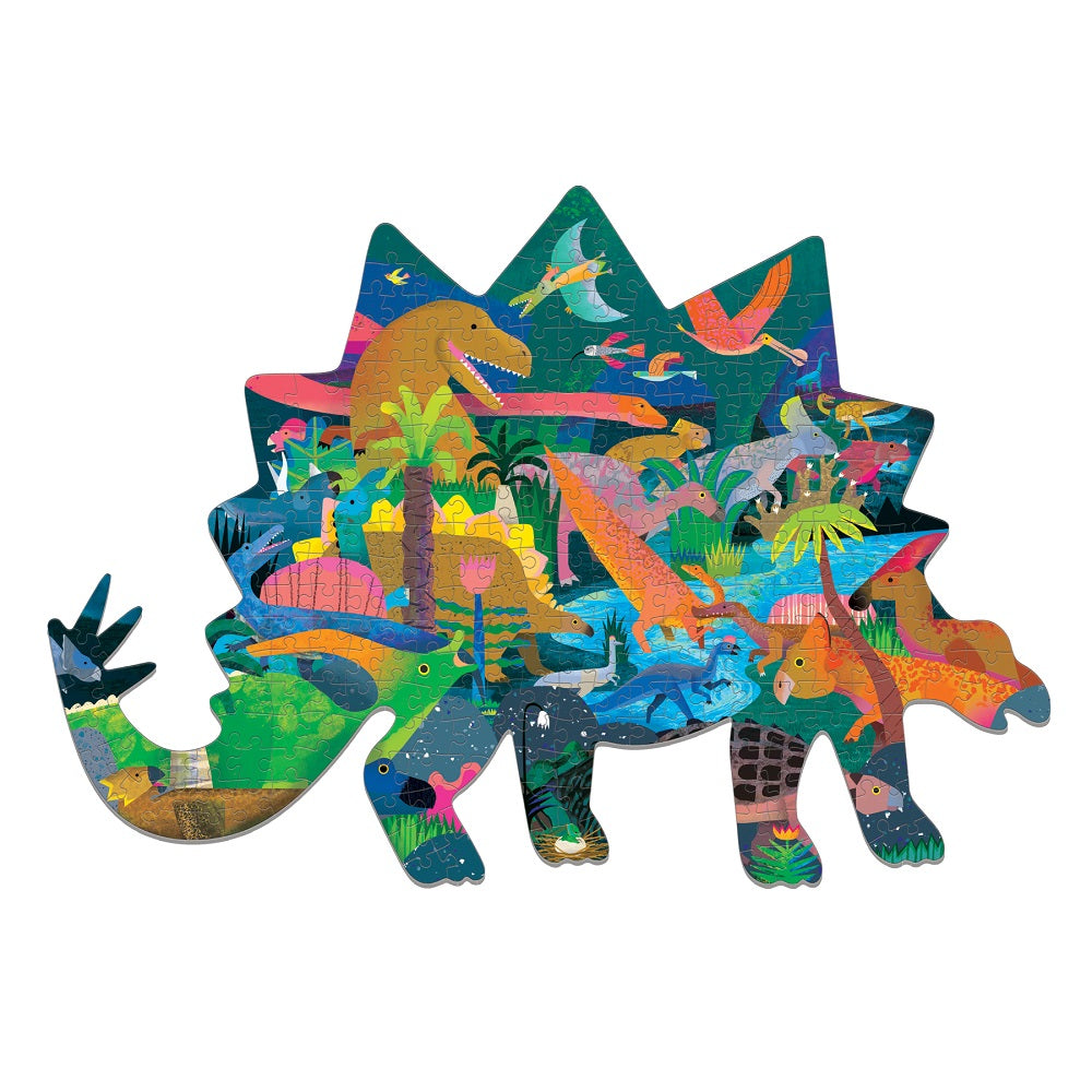 Puzzle 300Pcs Con Forma Dinosaurios Mudpuppy