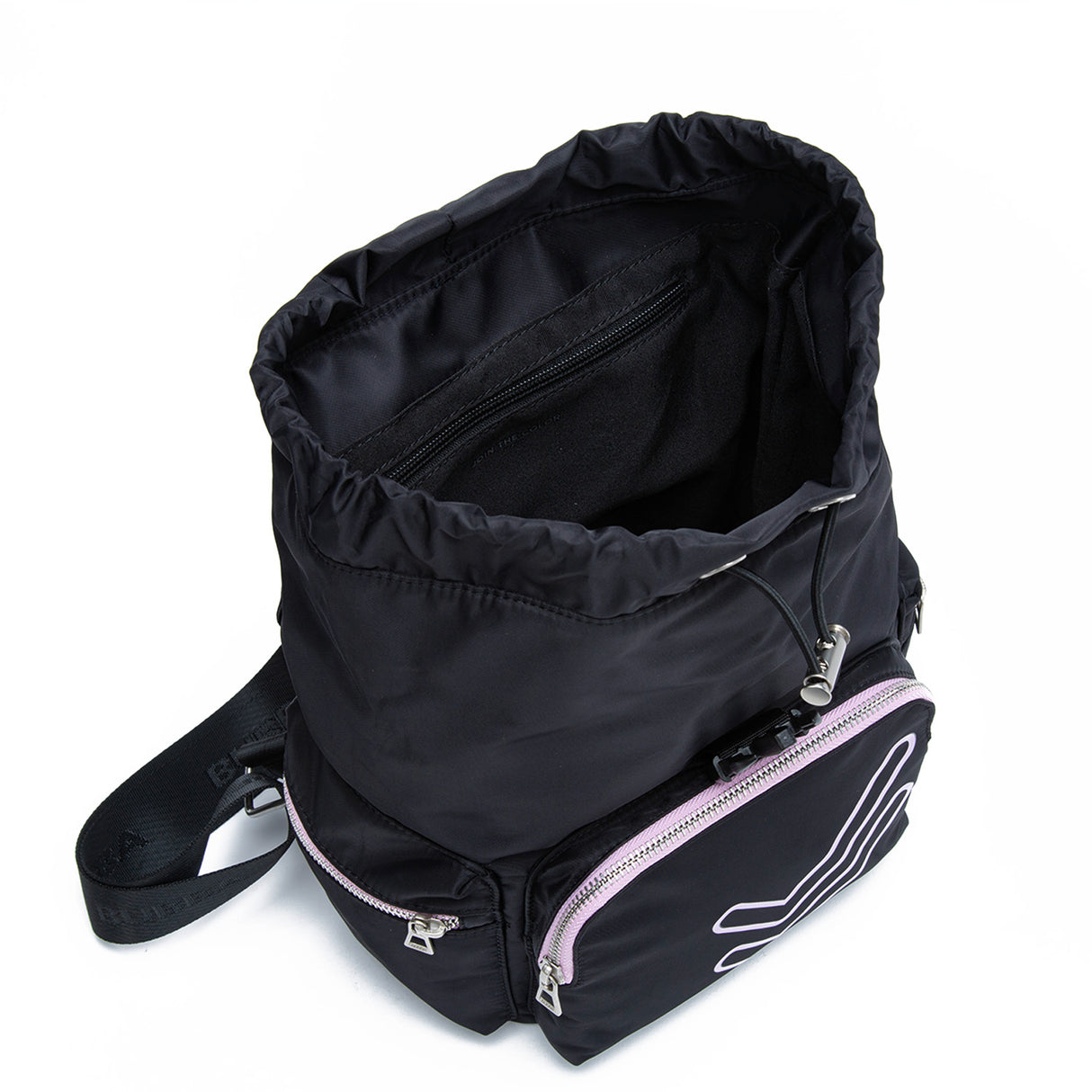 Mochila Charlotte Doble Check Black Bubba Essentials