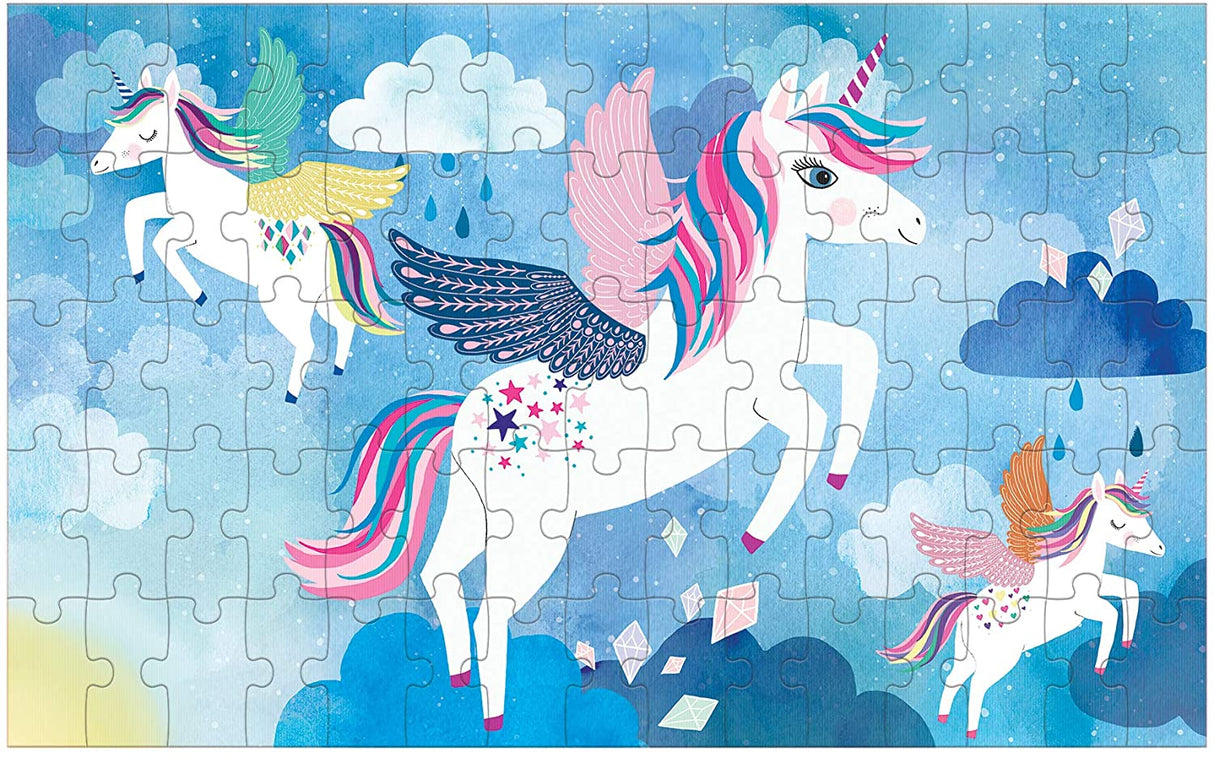 Puzzle 75Pcs Lenticular Unicornio Magico Mudpuppy