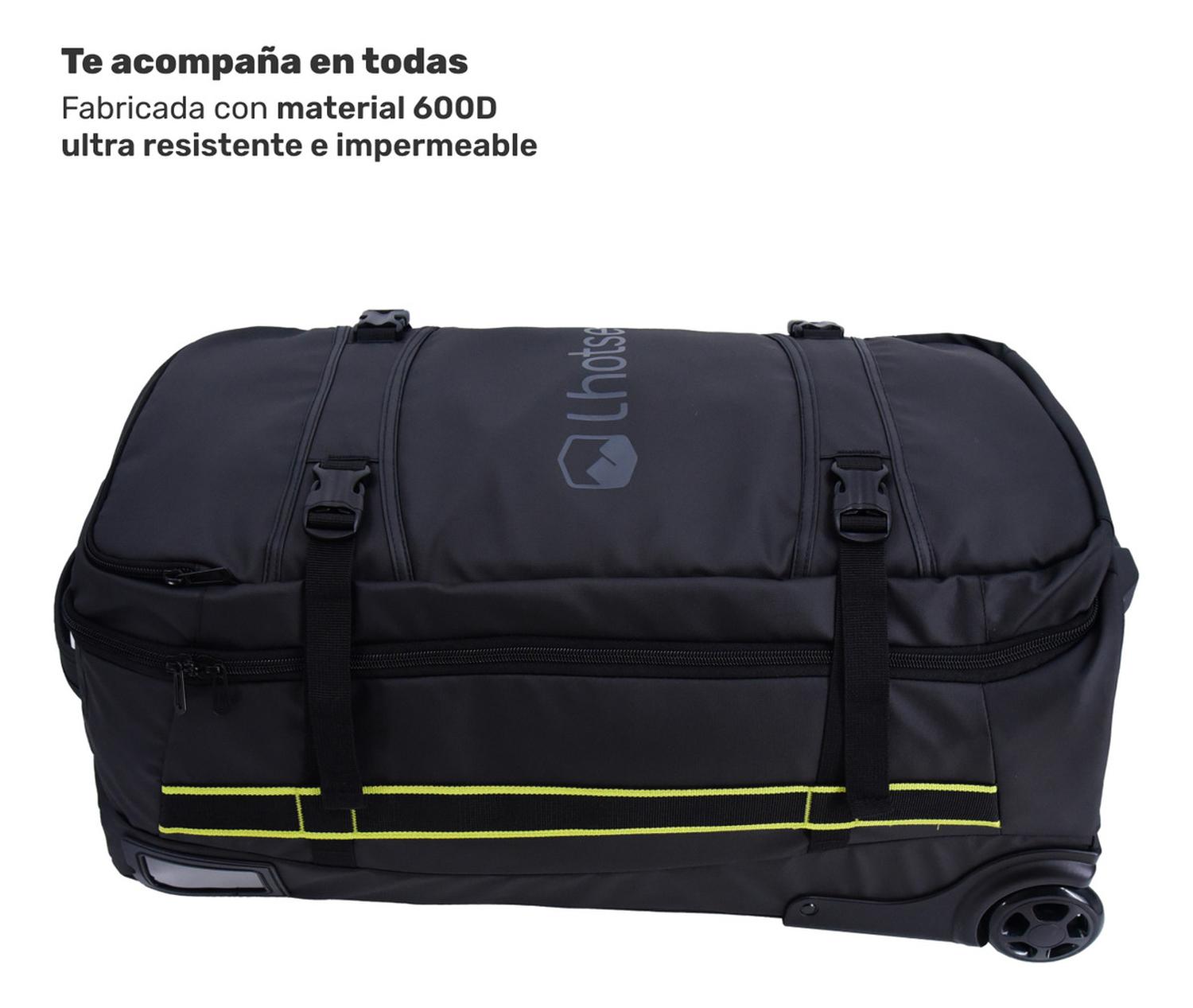 LOALOA Bolso Deportivo Lhotse Duffel 30 Lts Bag Negro – Melollevo
