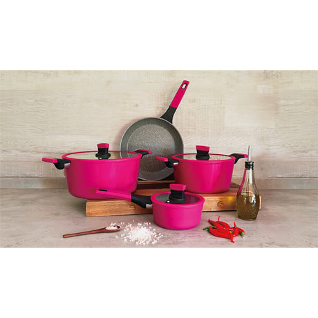 Bateria De Cocina 7 Piezas Soho Cherry Kitchenware