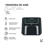 Freidora de Aire Dual Edition 9L Kitchen-It