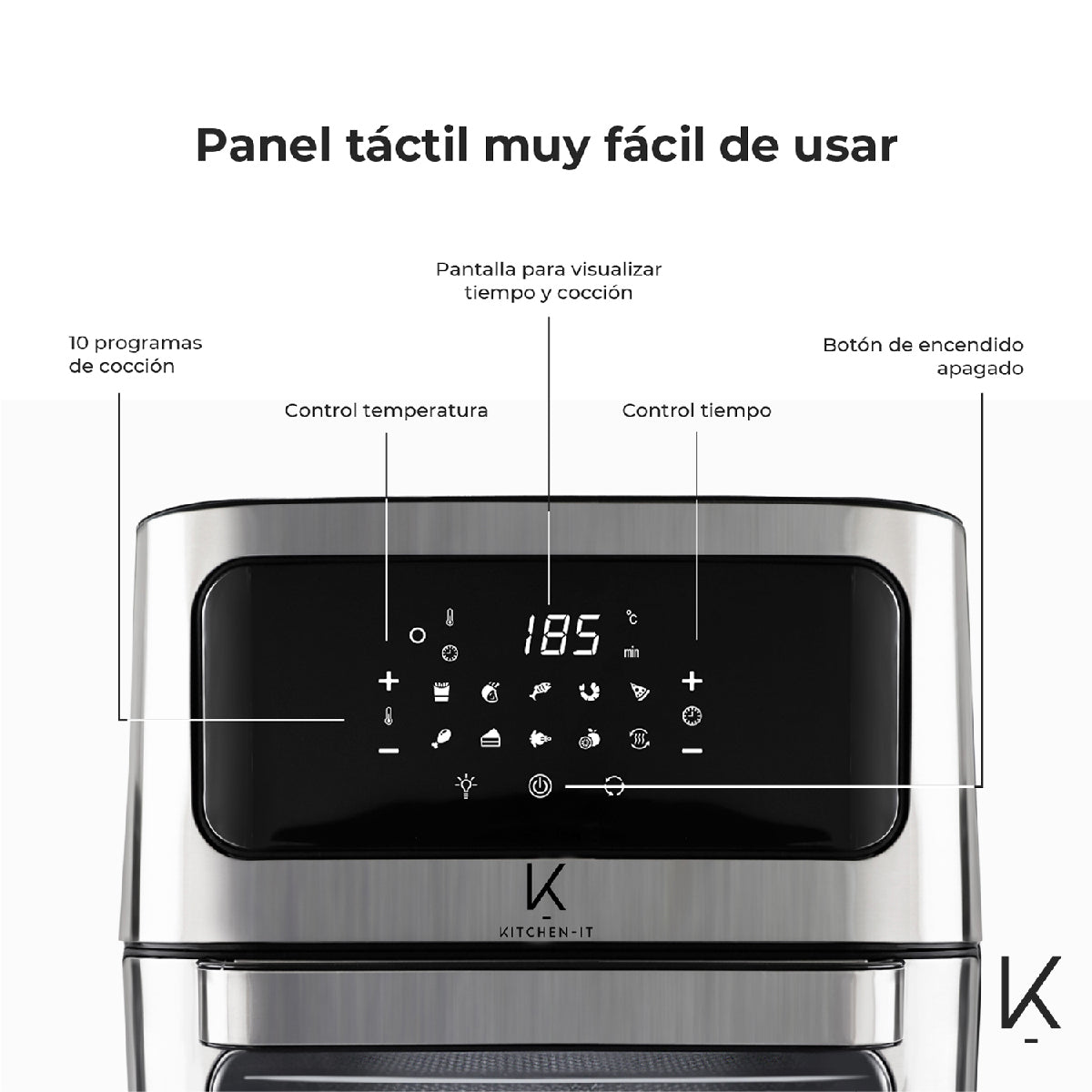 Freidora de Aire Max Edition 12L Kitchen-It