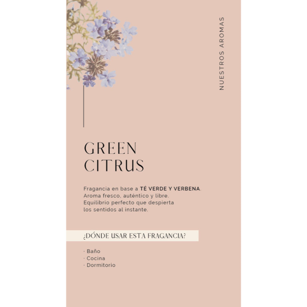 Crema Humectante 500 Ml Green Citrus Transparente Madison