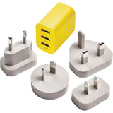 Adaptador Universal Con 3 Puertos Usb-A 2.4A