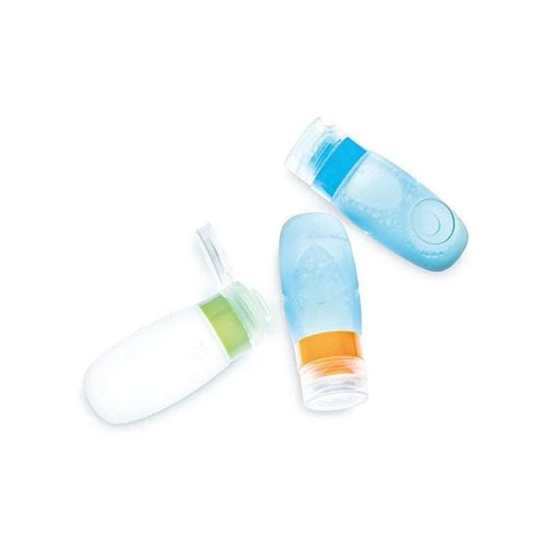 Set 3 Botellitas Para Cabina Silicona 60 ml