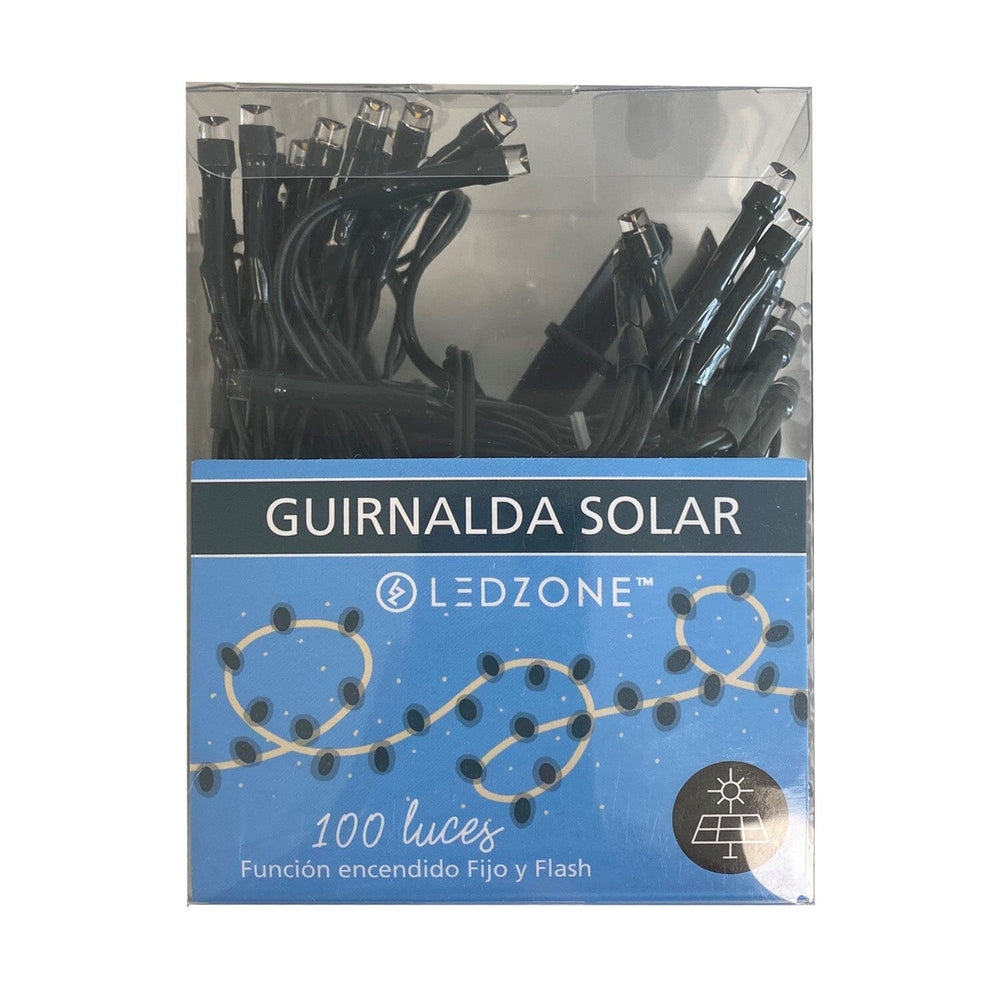 Guirnalda Solar Ledzone 100 Luces Led