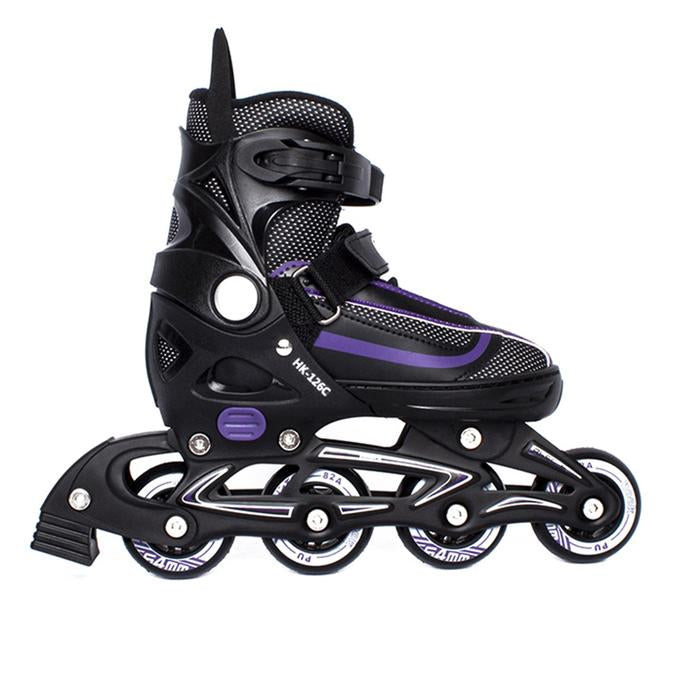 Patines Roller Inline Fitness Morado Talla Xs Hook