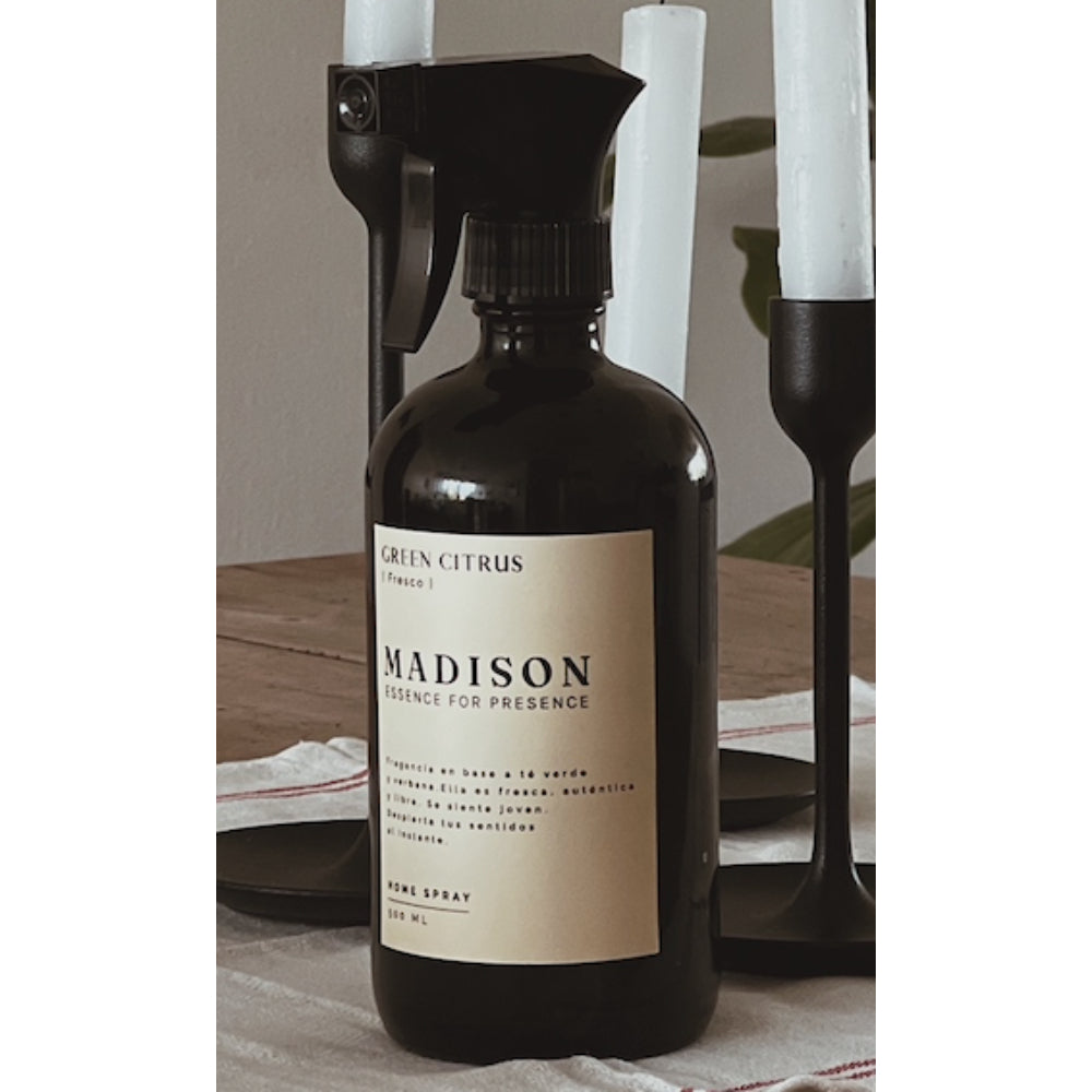 Home Spray 500 Ml Green Citrus Negro Madison