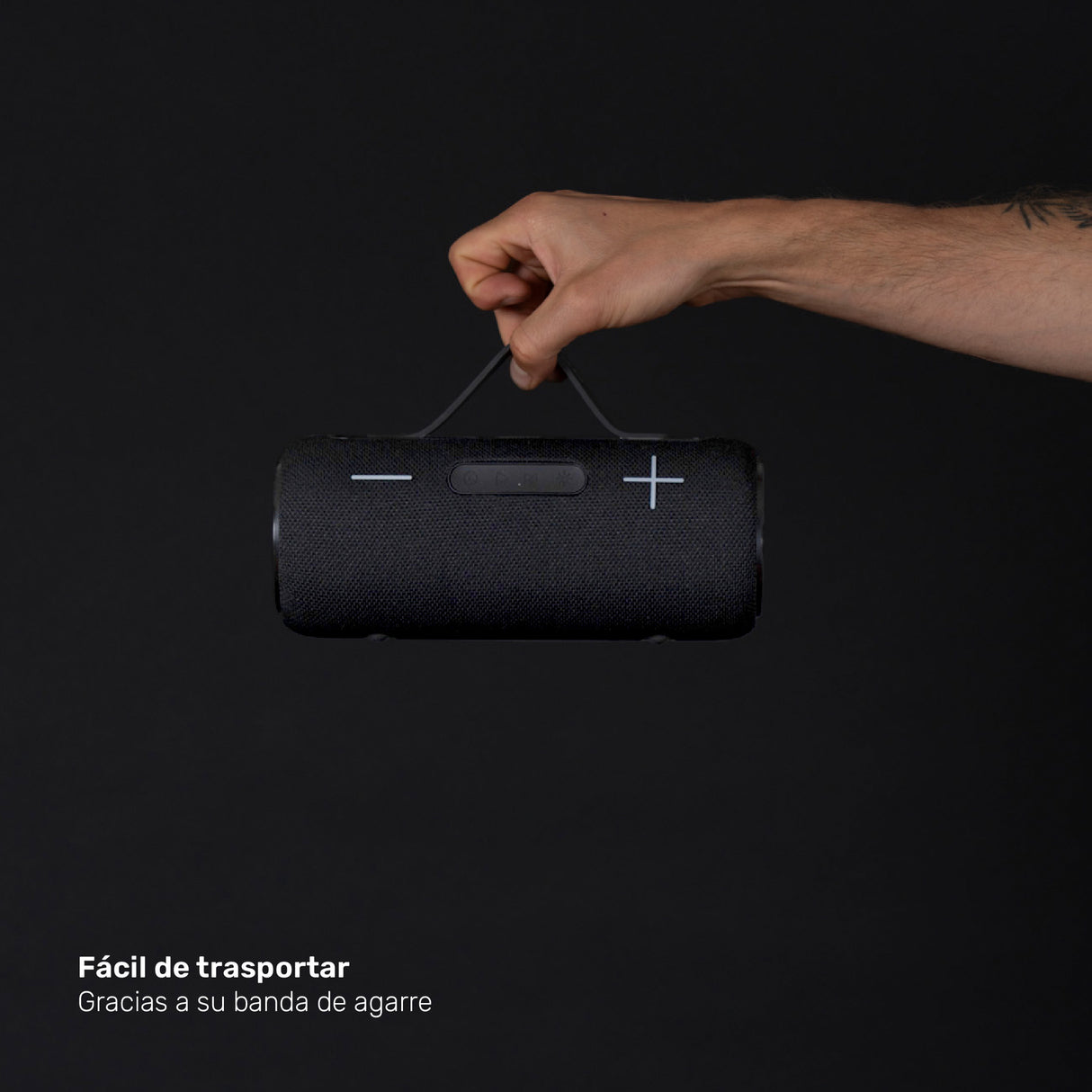 Parlante Portátil Inalámbrico Bluetooth Journey Black