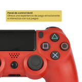 Control Joystick Inalámbrico doble Shock P4 Rojo Levo