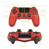 Control Joystick Inalámbrico doble Shock P4 Rojo Levo