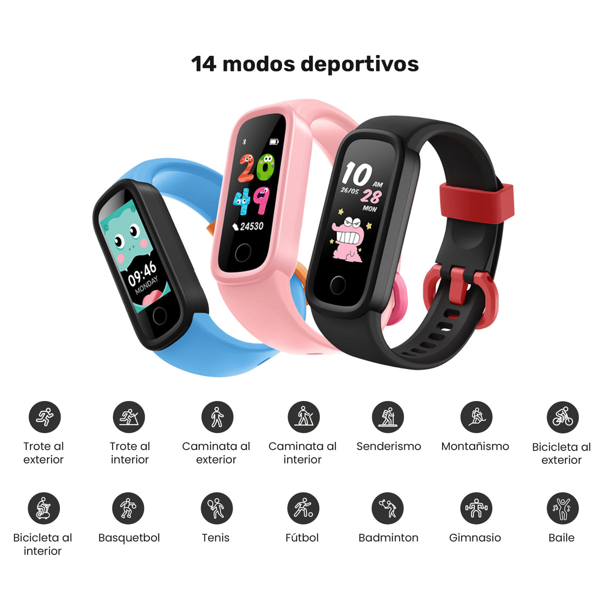 Banda Smartband Lhotse KIDS R01 Pink