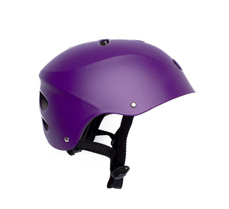 Casco Urbano Con Luz Morado M Hook