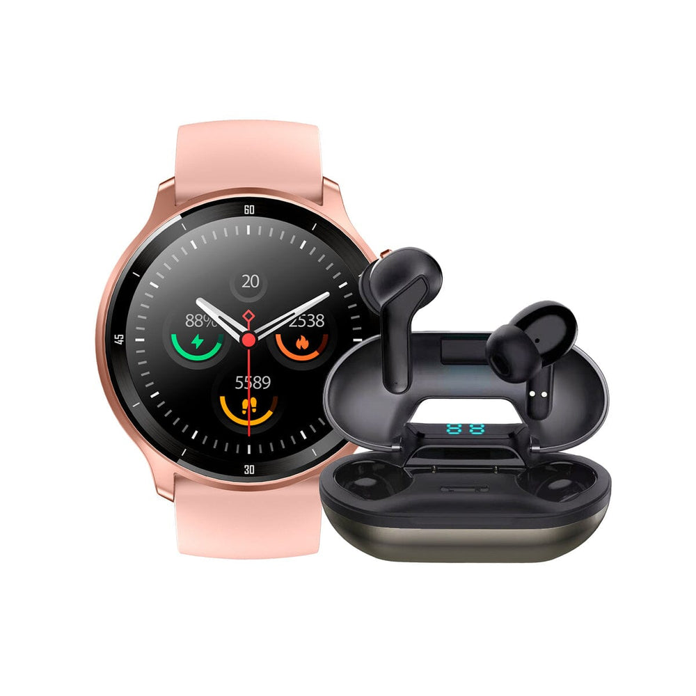 Kit Reloj Smartwatch Runner 219 + Audífonos Sense F1 Lhotse