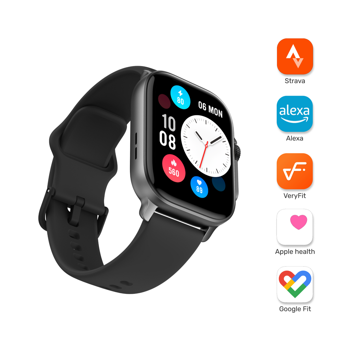 Pack Smartwatch Connect S03 + Audífono RM7 Blanco Lhotse