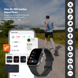 Pack Smartwatch Connect S03 Black+ Audífono RM7 Blue Lhotse