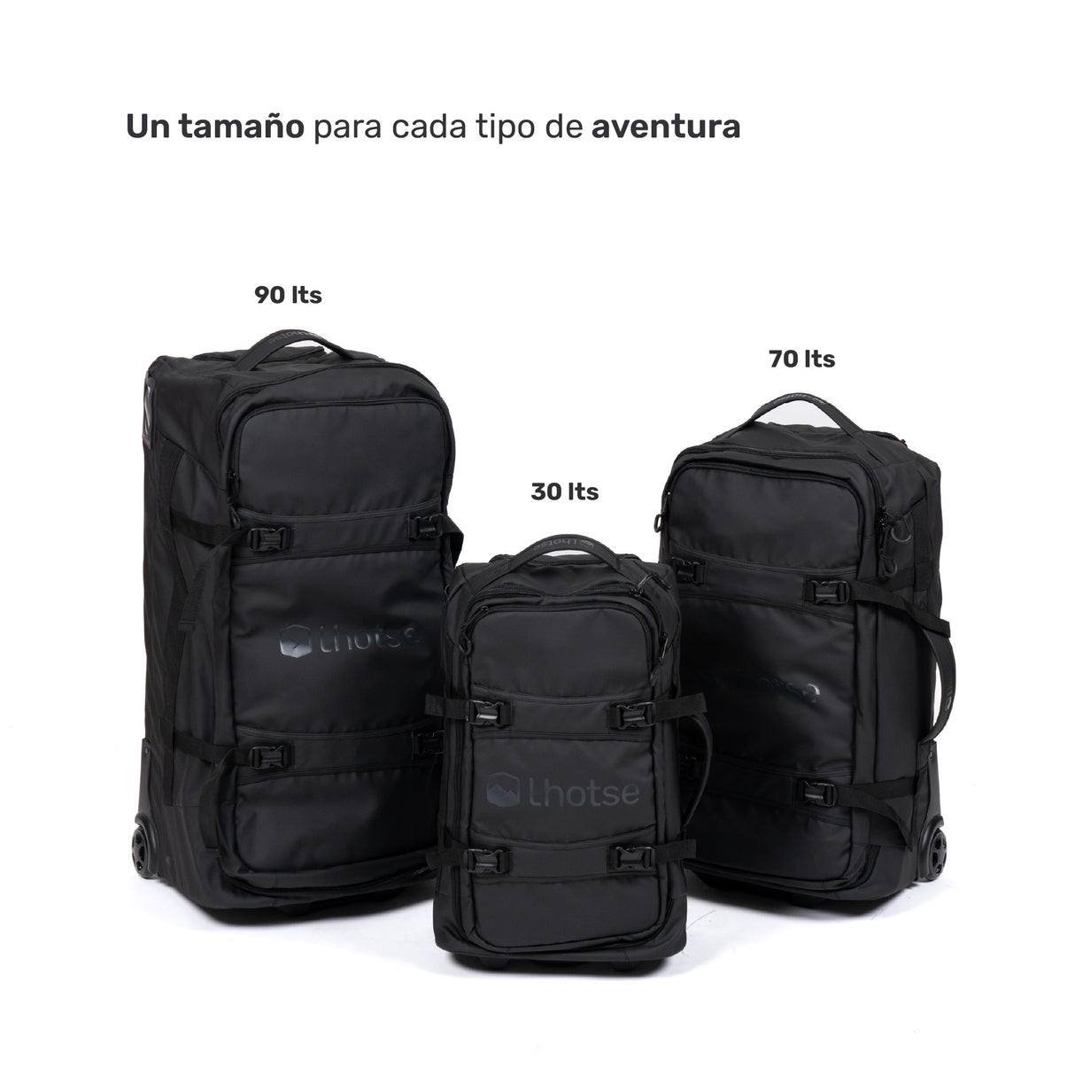 Pack Duo Maleta Expedition  Cabina 30 lts + L 70 lts