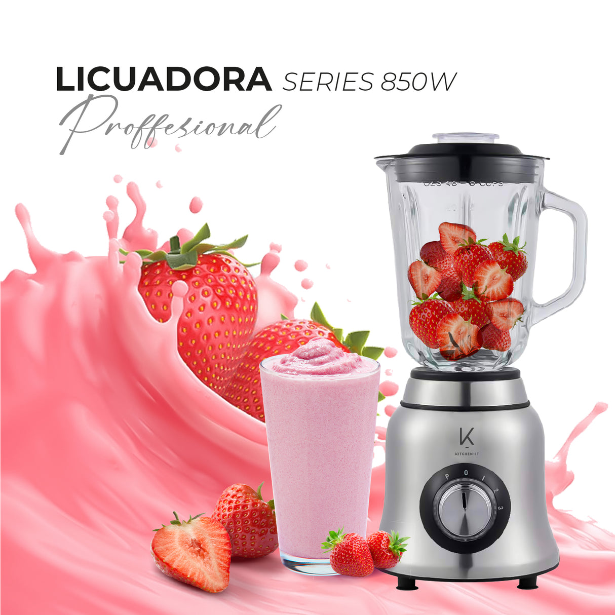 Licuadora Kitchen-it Professional Series 850W