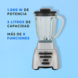 Licuadora Ultra Silver 2,2L + Vaso to go EasyWays