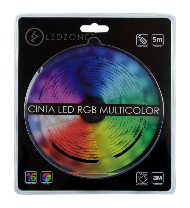 Luces LED Multicolor Control Remoto 5M Ledzone