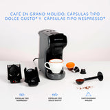 Cafetera Expresso Milano Coffee 3 en 1 Gris EasyWays