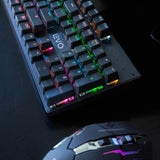 Teclado Mecánico Gamer Storm RGB QWERTY Retroiluminado Levo