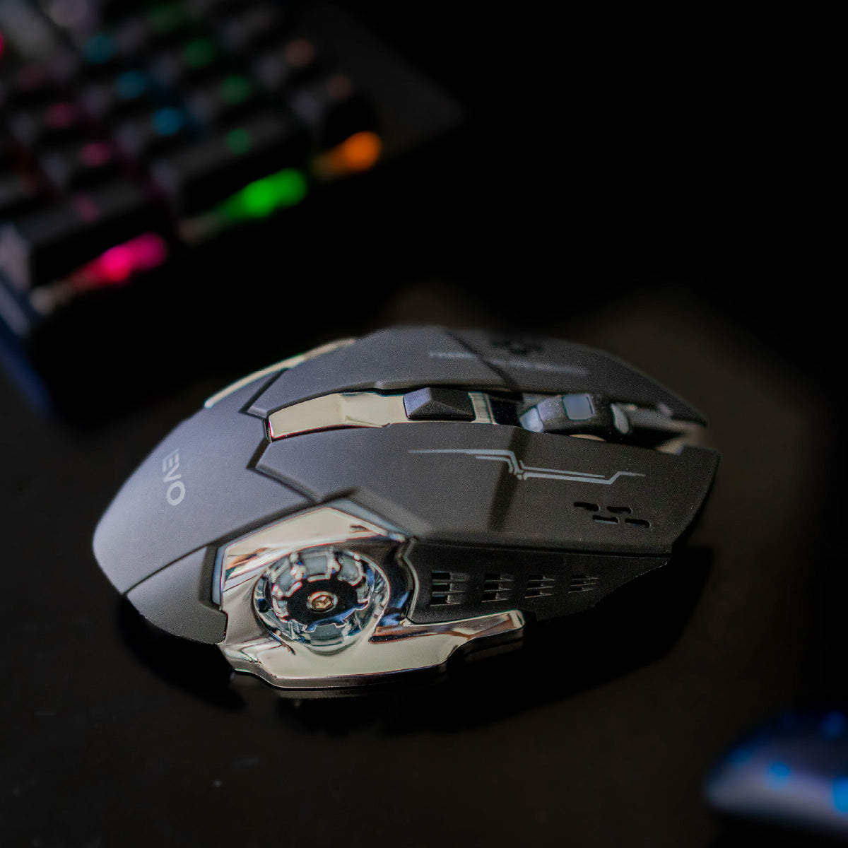 Mouse Gamer Inalámbrico 6 botones Luz Led Levo