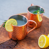 Set 2 Vasos Cobre Moscow Mule Mojito Bar + Bombilla Simplit