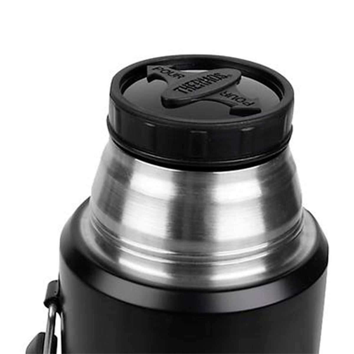 Termo Líquidos King Acero Inox Negro 1.2lts Thermos