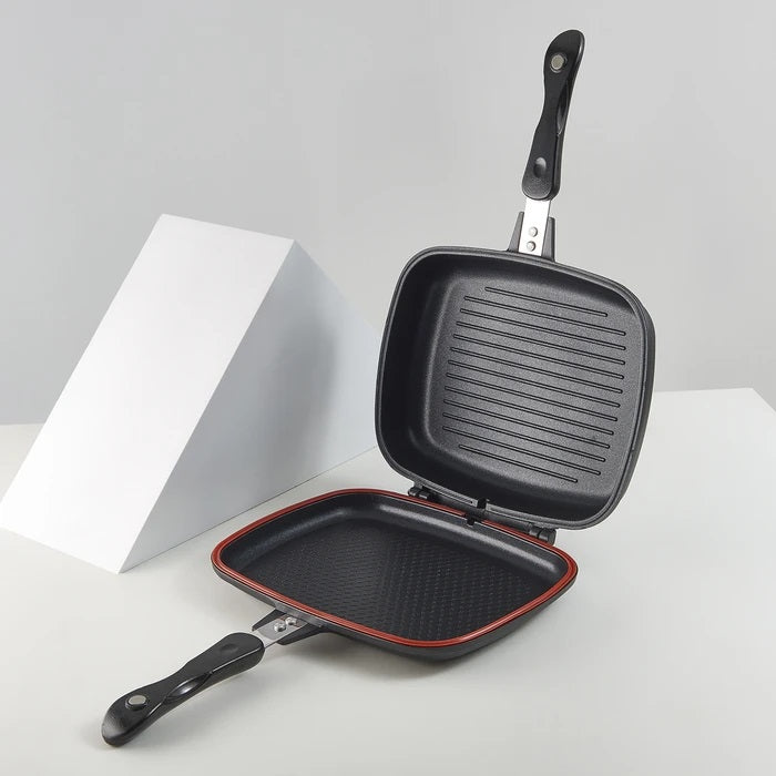 Sartén Grill Doble Antiadherente 28 Cm