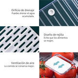 Organizador Refrigerador con Drenaje Chica Simplit