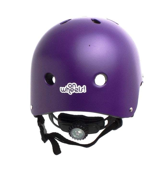 Casco Bicicleta Urbano Luz Morado Talla M Onwheels