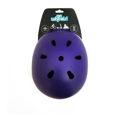 Casco Bicicleta Urbano Con Luz Morado Talla S Onwheels