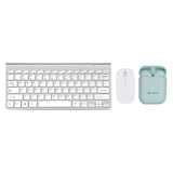 Pack Teclado y Mouse Levo + Audífonos Lhotse Rm12 Celeste