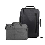 Mochila MANAGER Gris 15,6" + Funda Notebook Gris 15,6" LEVO